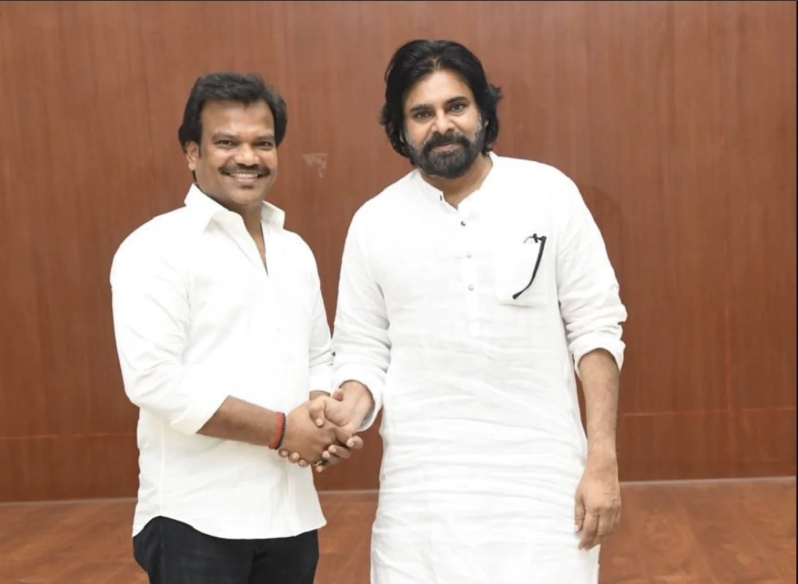 Ravikumar Korikana with Hon'ble Deputy CM Sri Pawan Kalyan